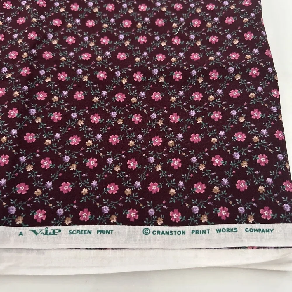 Cranston VIP Mulberry Floral Cotton Craft Sewing Arts Quilting Fabric 44
